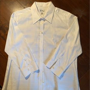 Lilly Pulitzer White Blouse size 14